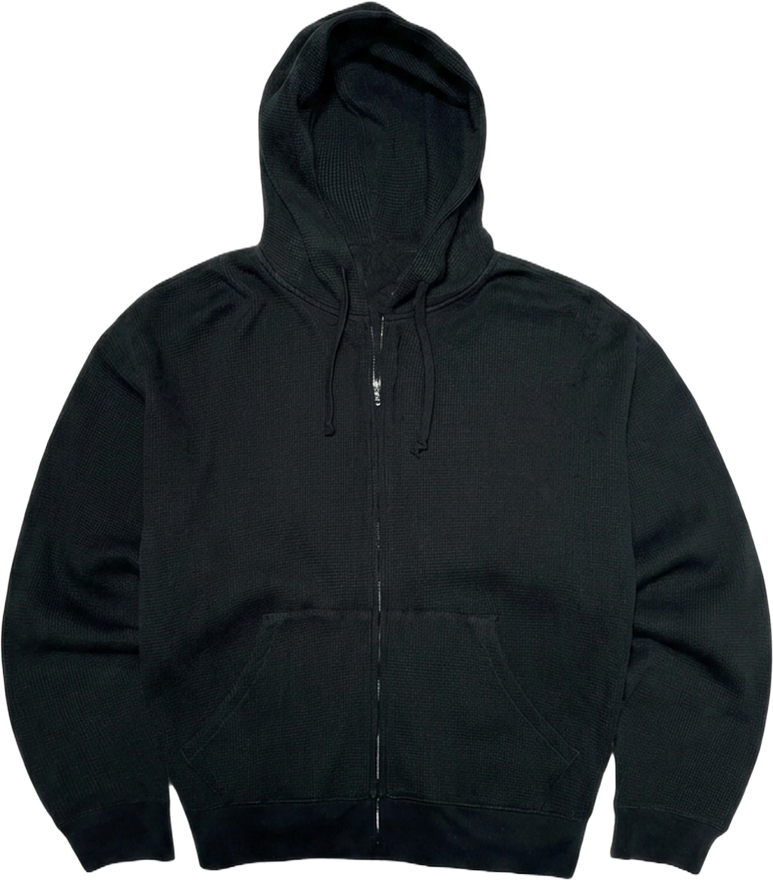 Black Thermal Hoodie
