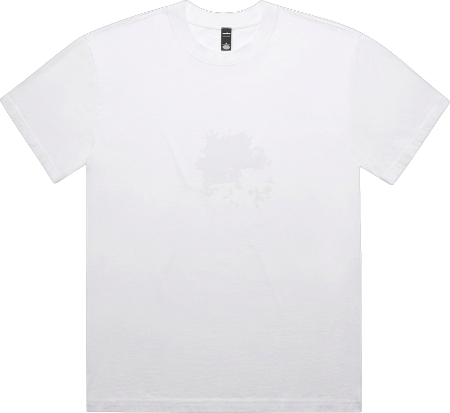 Faded White Tee